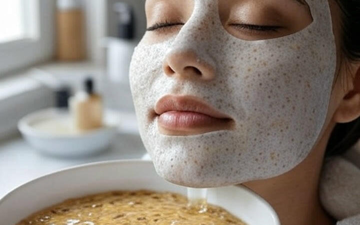 F Vitamini içeren Doğal Cilt Maskesi