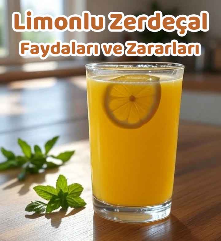Limonlu zerdeçal faydaları ve zararları