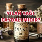 Yılan Yağı Faydaları Var mı?