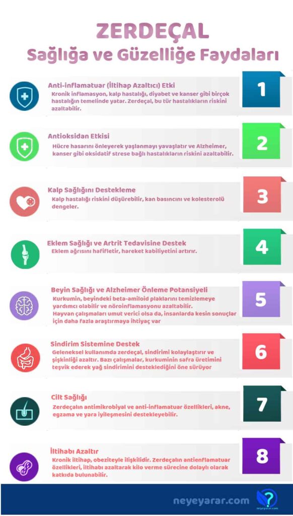Zerdeçal Faydaları Cilt Zayıflama Sağlık