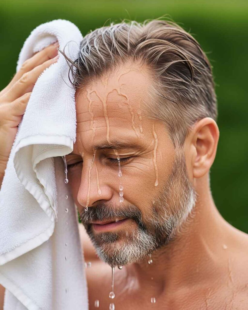 Soğuk ve Buzlu havlu ile serinleme